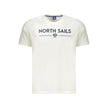 North Sails White Cotton Men T-Shirt