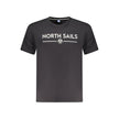 North Sails Black Cotton Men T-Shirt