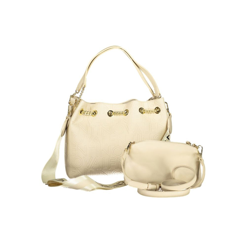 Valentino Bags Beige Polyethylene Handbag