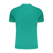 Cavalli Class Green Cotton Men Polo Shirt