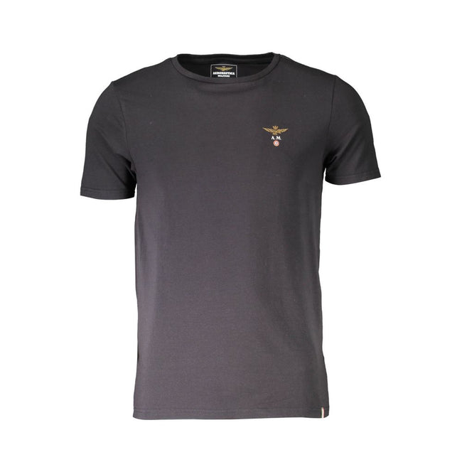 Aeronautica Militare Black Cotton Men Underwear T-Shirt