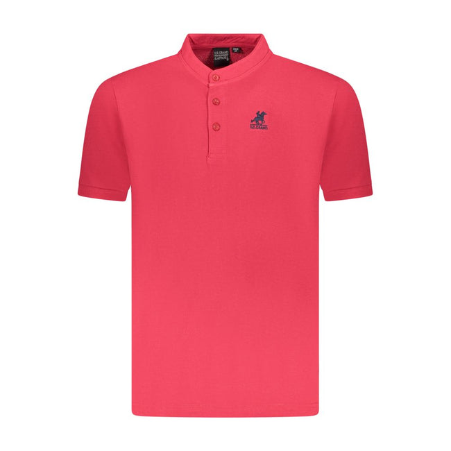 U.S. Grand Polo Red Cotton Men Polo Shirt