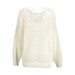 Gant White Cotton Women Sweater