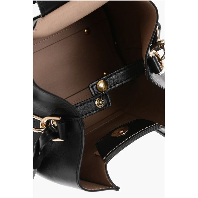 Testoni Leather LINDA Shoulder Bag with Removable Strap