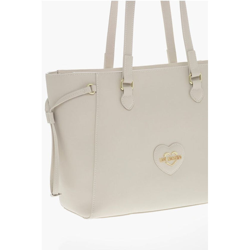 Moschino LOVE Saffiano Faux Leather Tote Bag