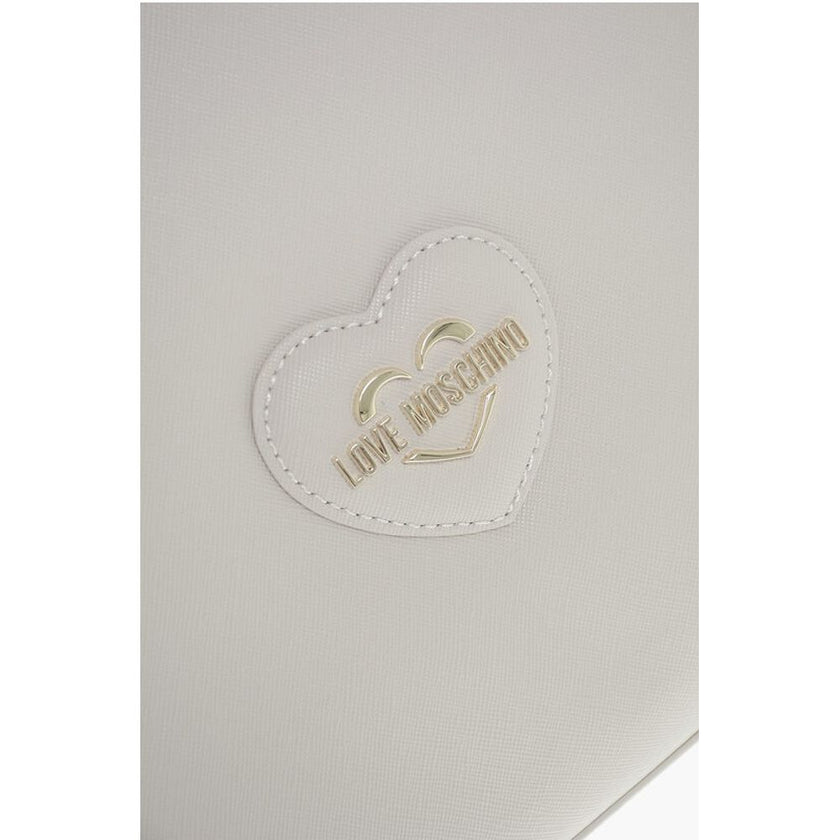 Moschino LOVE Saffiano Faux Leather Tote Bag