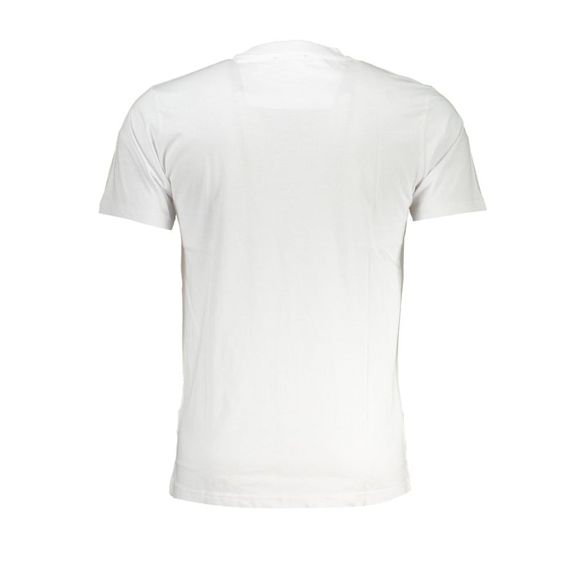 Cavalli Class White Cotton T-Shirt