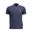 Napapijri Blue Cotton Men Polo Shirt