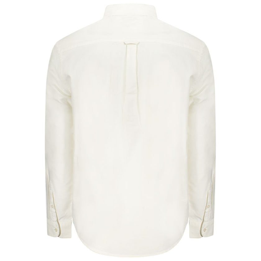 Tommy Hilfiger White Cotton Men Shirt