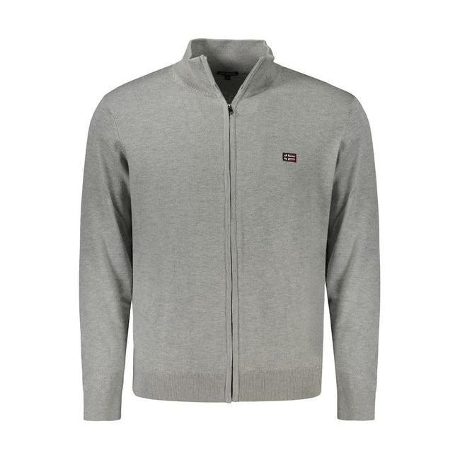 Norway 1963 Brown Polyester Men Cardigan