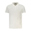 Cavalli Class White Cotton Men Polo Shirt