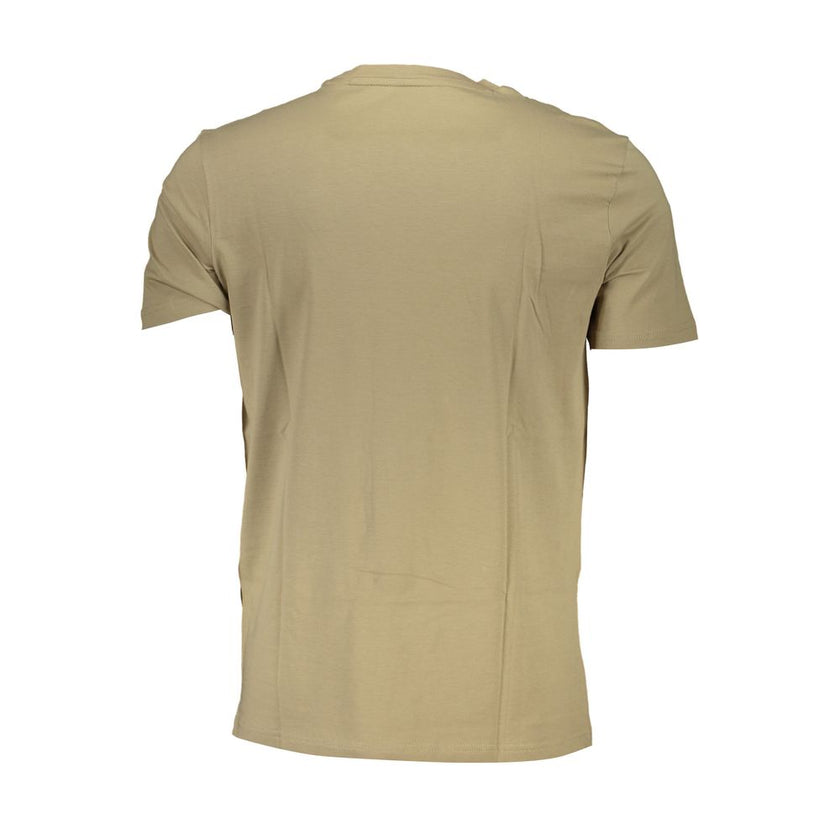 Hugo Boss Brown Cotton Men T-Shirt
