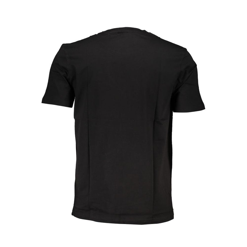 Hugo Boss Black Cotton Men T-Shirt