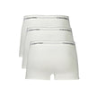 Calvin Klein White Cotton Men Boxer