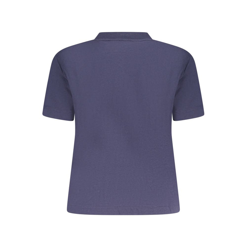Calvin Klein Blue Cotton Women T-Shirt