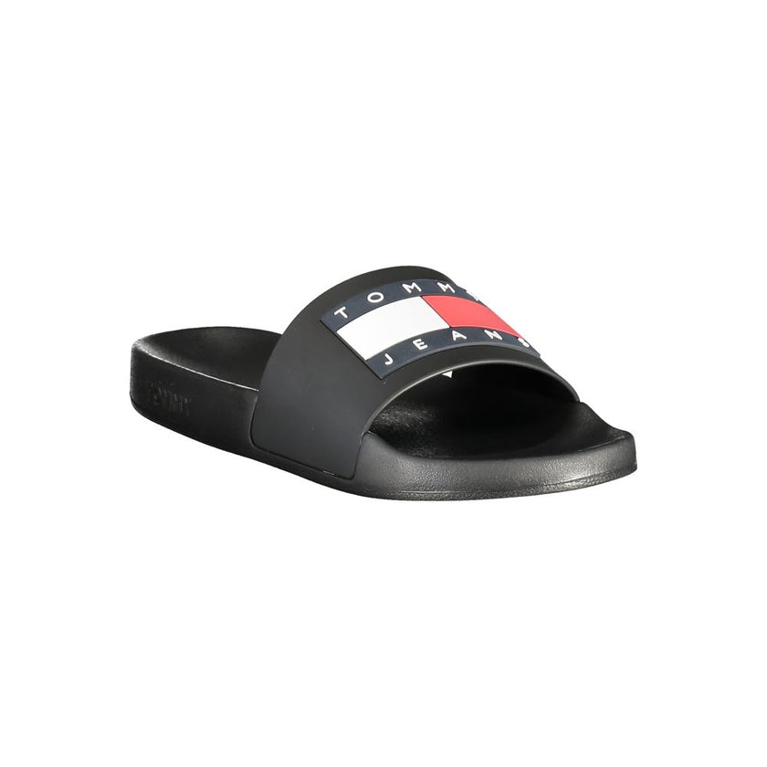 Tommy Hilfiger Black Polyethylene Women Sandal