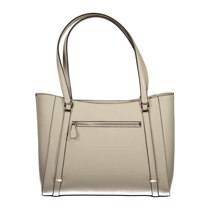 Guess Jeans Beige Polyethylene Women Handbag