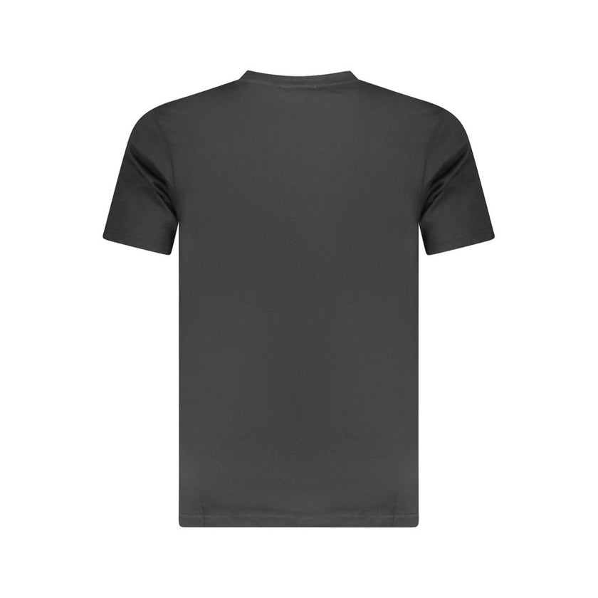 Cavalli Class Black Cotton Men T-Shirt