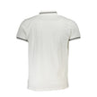 Cavalli Class White Cotton Polo Shirt