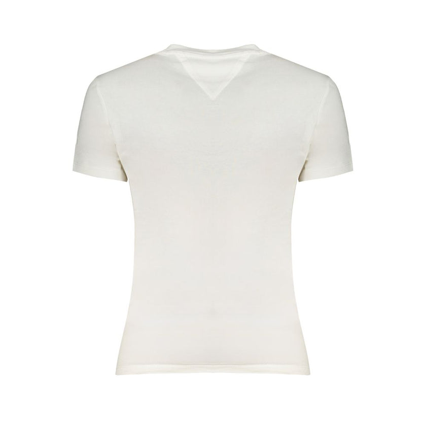 Tommy Hilfiger White Cotton Tops & T-Shirt