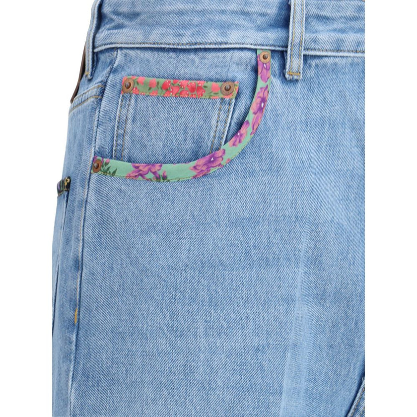 Valentino Jeans with floral details