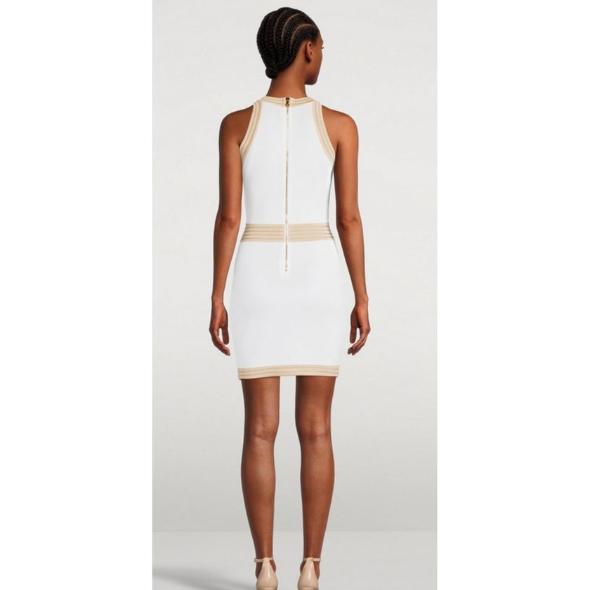 Balmain White Viscose Women Dress