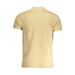 Cavalli Class Beige Cotton Polo Shirt