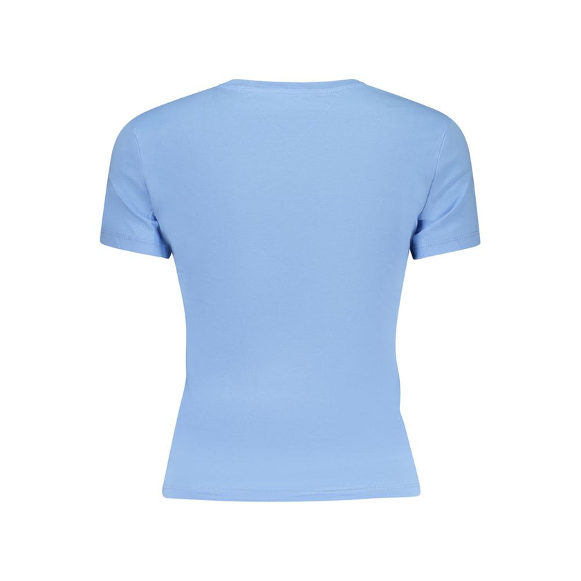 Tommy Hilfiger Blue Cotton Women T-Shirt