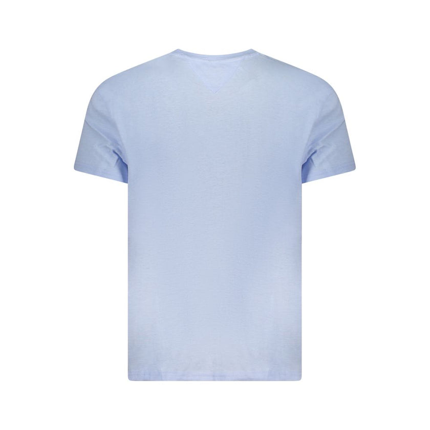 Tommy Hilfiger Blue Cotton Men T-Shirt