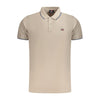 Norway 1963 Beige Cotton Men Polo Shirt