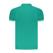 Cavalli Class Green Cotton Men Polo Shirt
