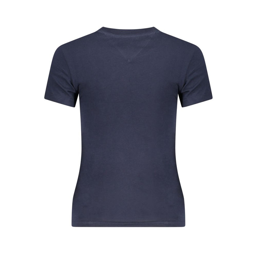 Tommy Hilfiger Blue Cotton Women T-Shirt