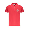 Trussardi Red Cotton Men Polo Shirt
