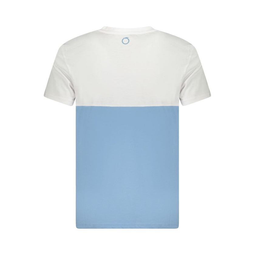Trussardi Light Blue Cotton Men T-Shirt