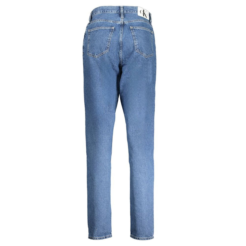 Calvin Klein Blue Cotton Jeans & Pant