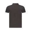 Tommy Hilfiger Black Cotton Men Polo Shirt