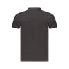 Tommy Hilfiger Black Cotton Men Polo Shirt