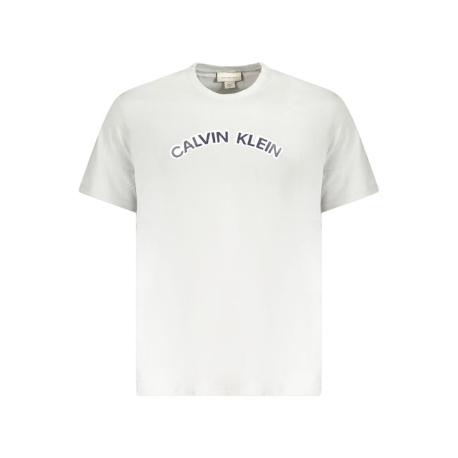 Calvin Klein Brown Cotton Men T-Shirt