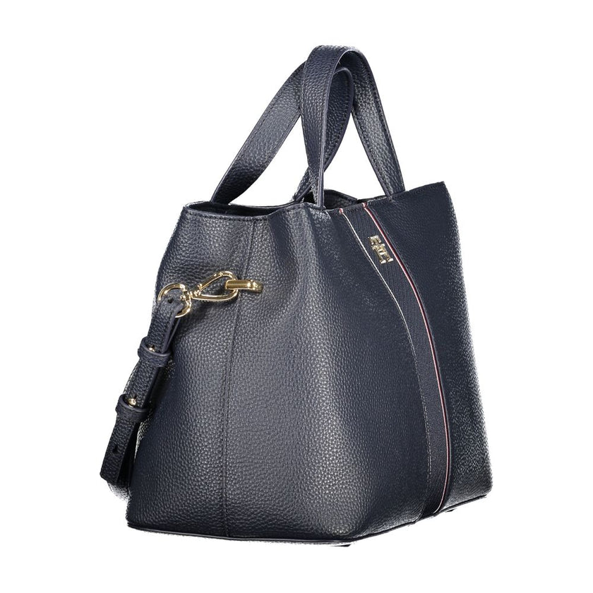 Tommy Hilfiger Blue Polyethylene Women Handbag