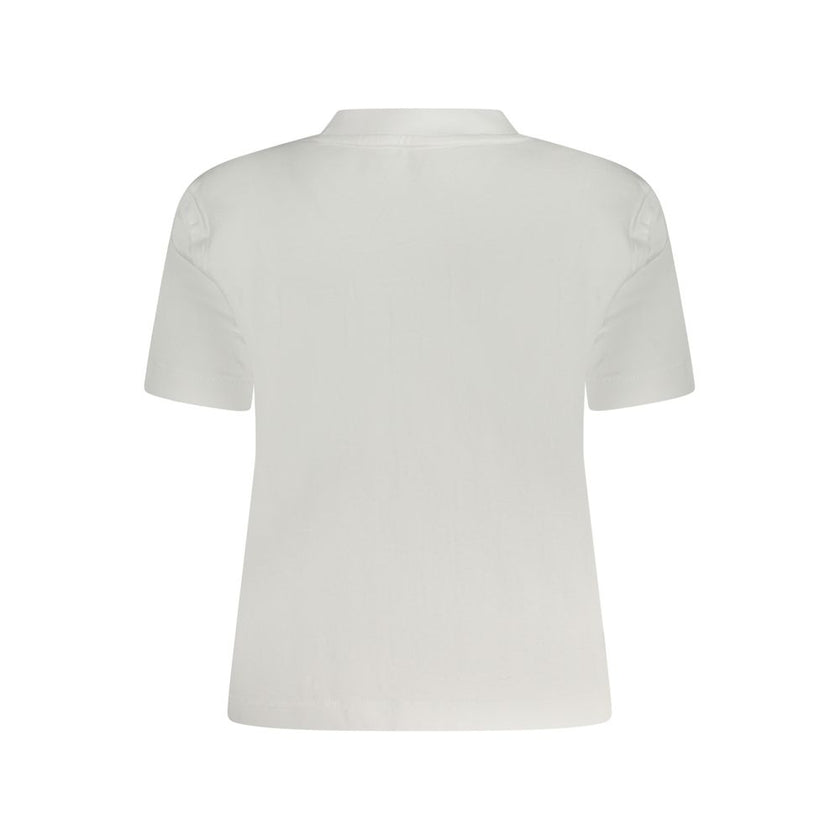 Calvin Klein White Cotton Women T-Shirt
