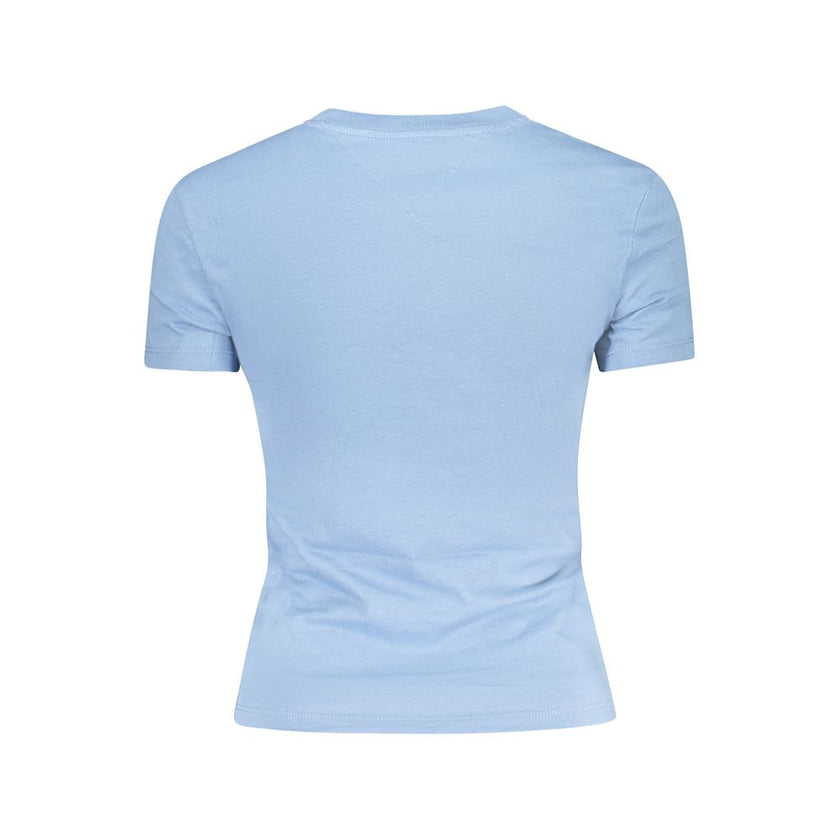 Tommy Hilfiger Blue Cotton Women T-Shirt