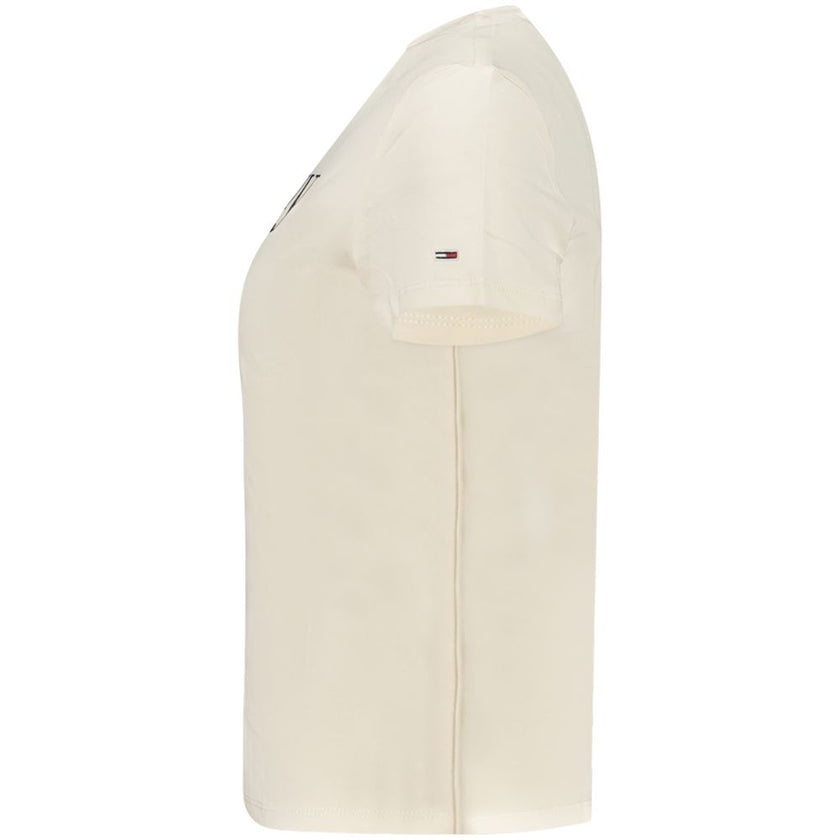 Tommy Hilfiger Beige Cotton Women Top