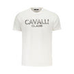 Cavalli Class White Cotton Men T-Shirt