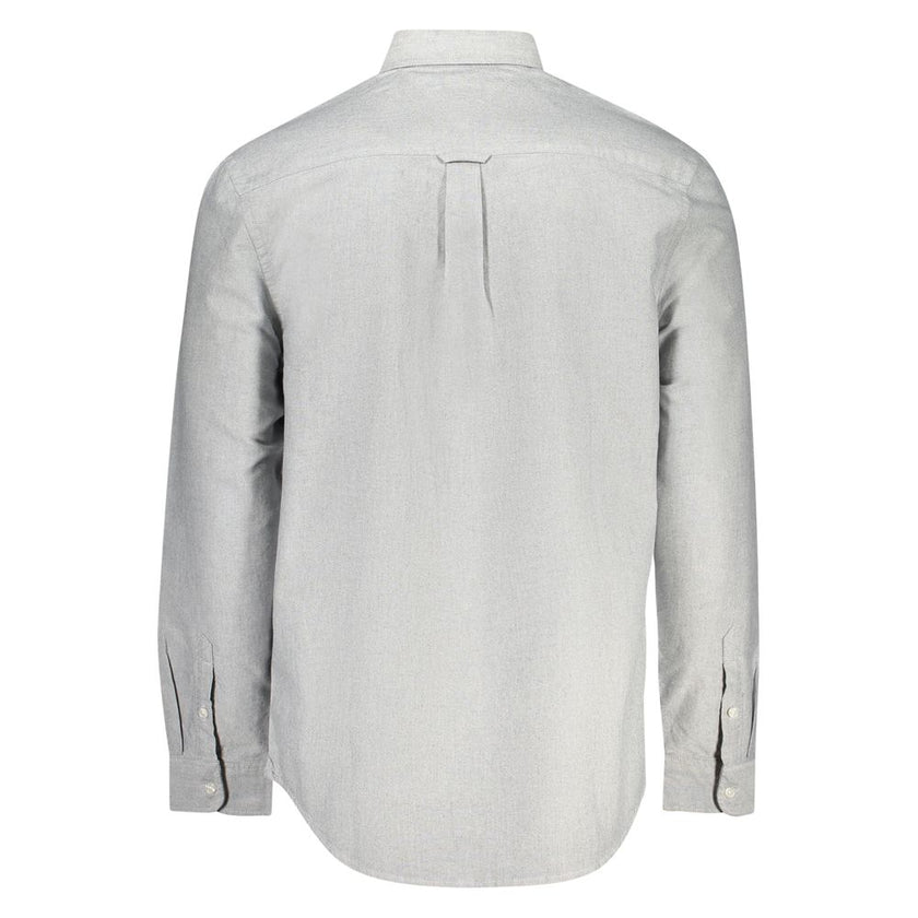 Tommy Hilfiger Gray Cotton Men Shirt