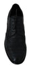 Dolce & Gabbana Elegant Blue Leather Wingtip Derby Shoes