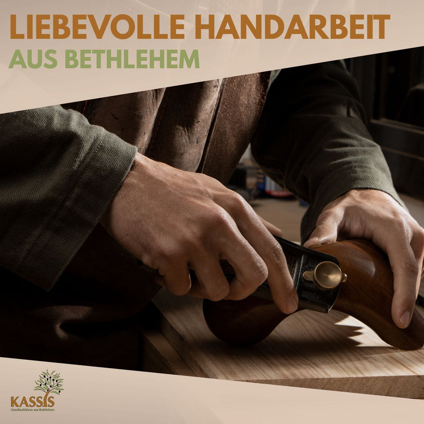 Herz Geschenk Olivenholz Handschmeichler Glücksbringer