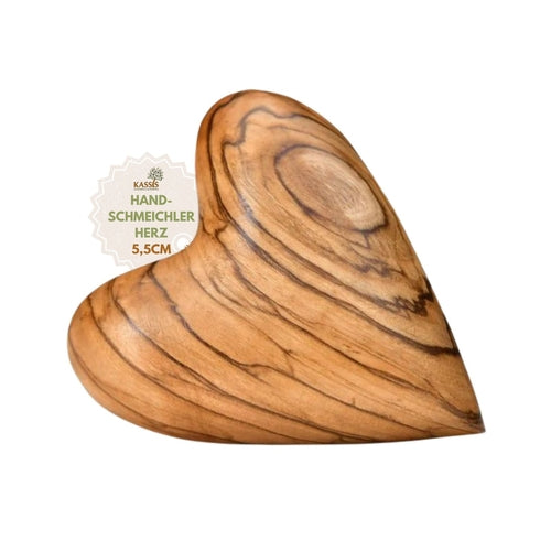 Herz Geschenk Olivenholz Handschmeichler Glücksbringer